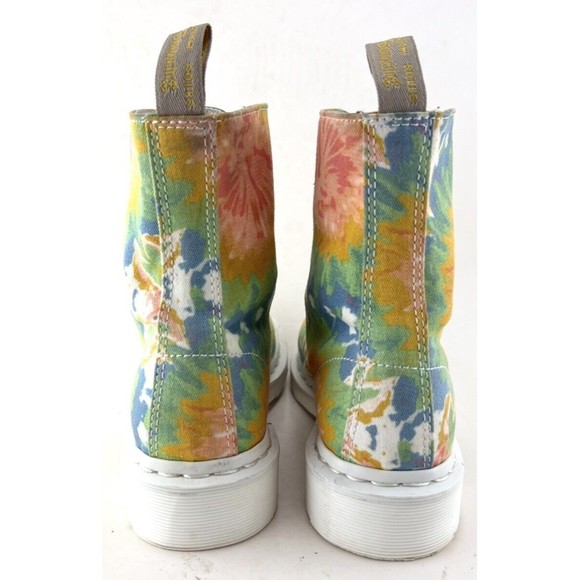 Dr. Martens V Page MTD Tie Dye Multicolor Ankle Boots Womens Size 7 AW004 - Picture 7 of 10